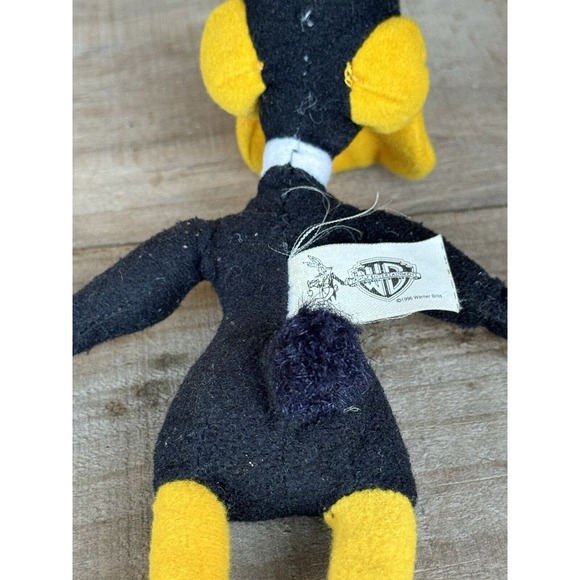 Vintage‎ Warner Brothers 9inch Daffy Duck Preloved Looney Toons 1996 - Picture 8 of 10